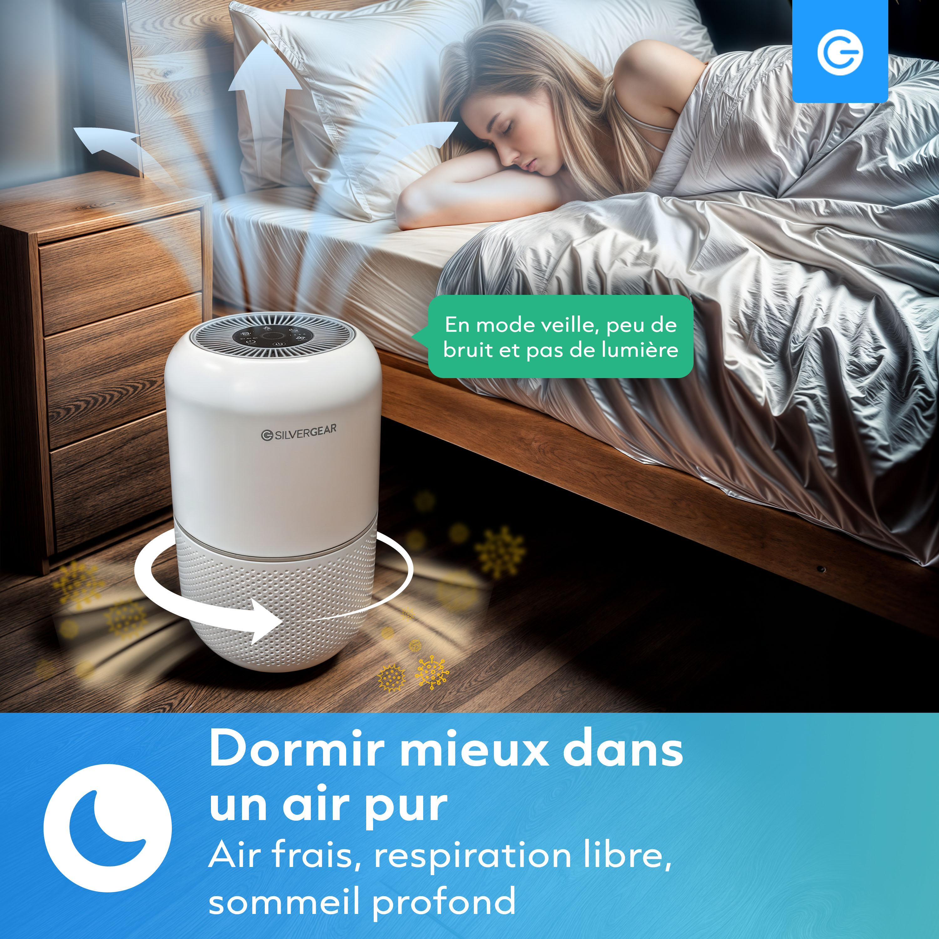 Une chambre purifiée en seulement 12 minutes