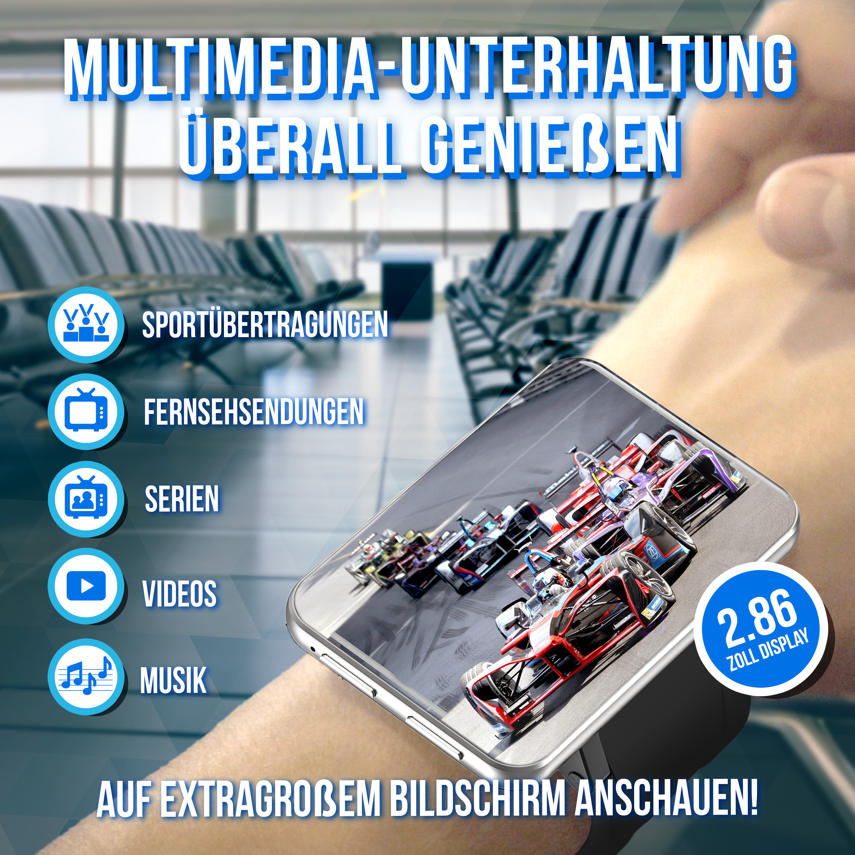 Musik und Programme auf Ihrer Smartwatch