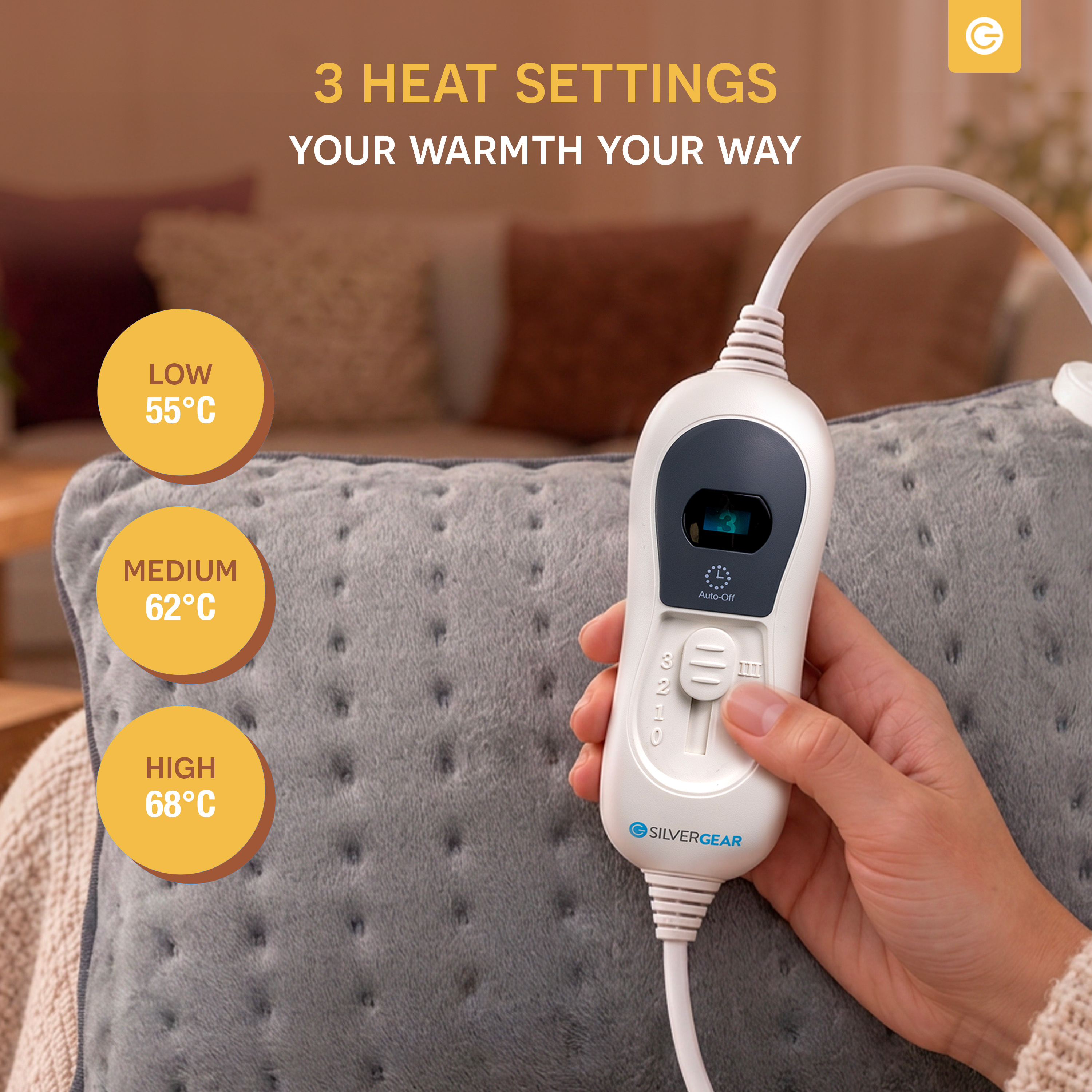 How does Silvergear's Heating Pillow work?