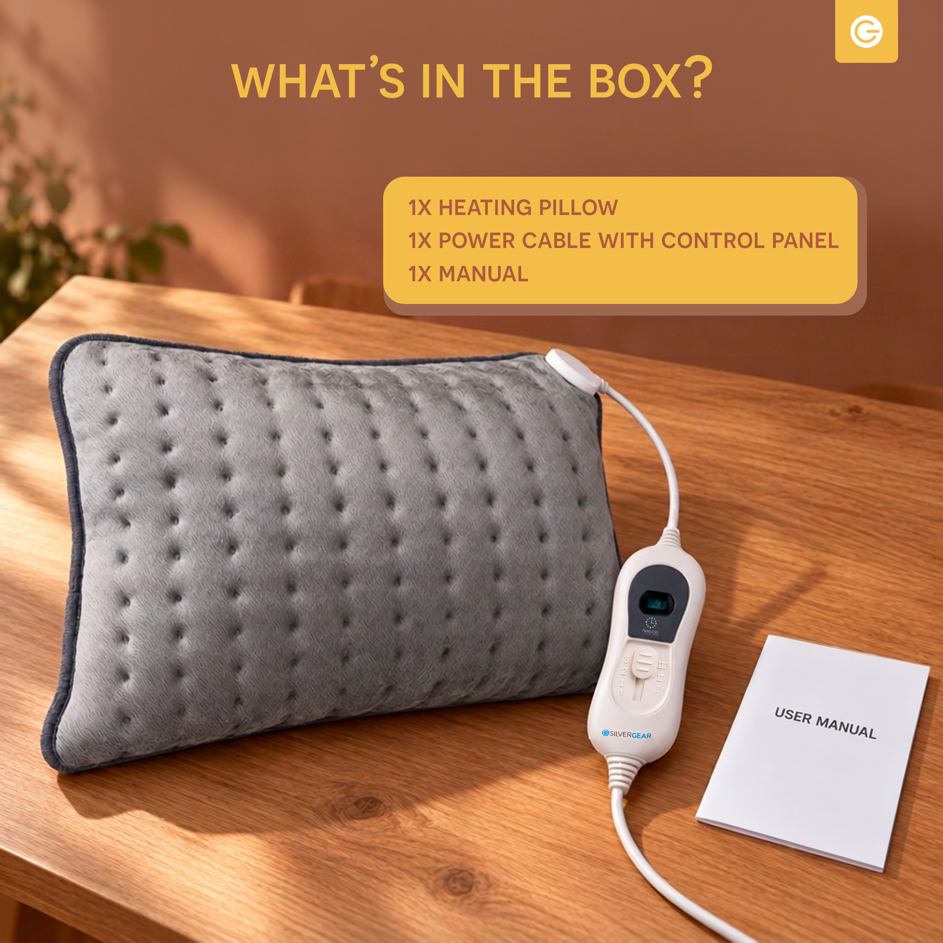 What’s included in the Silvergear Heat Pad pack?