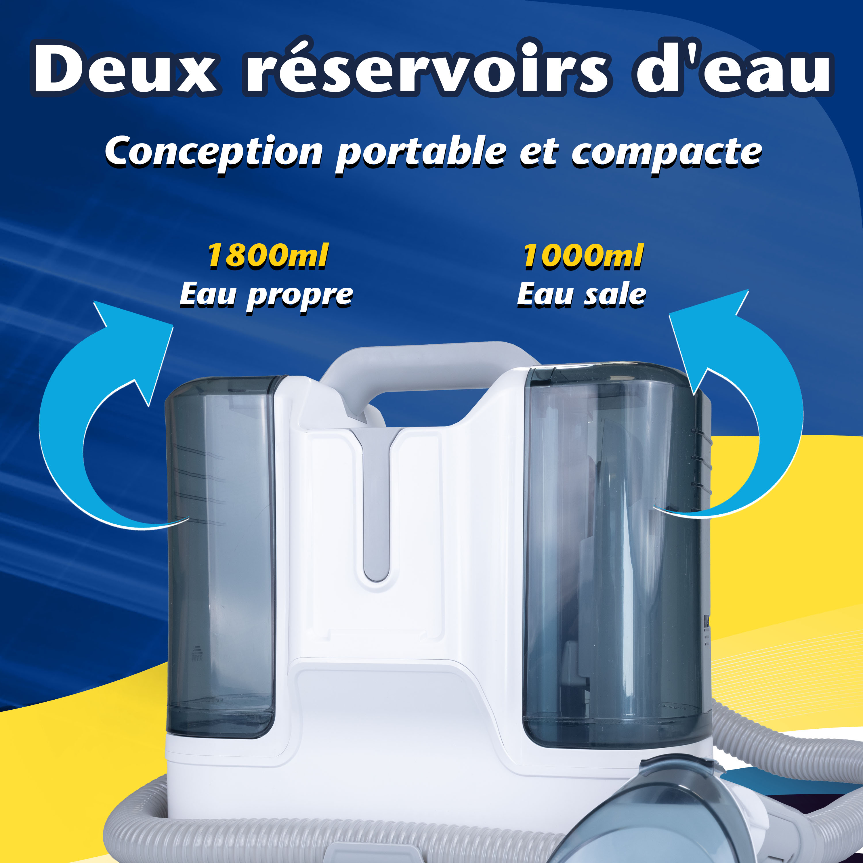Comment fonctionne le Nettoyeur Vapeur Tapis Portable de CleanRite ?