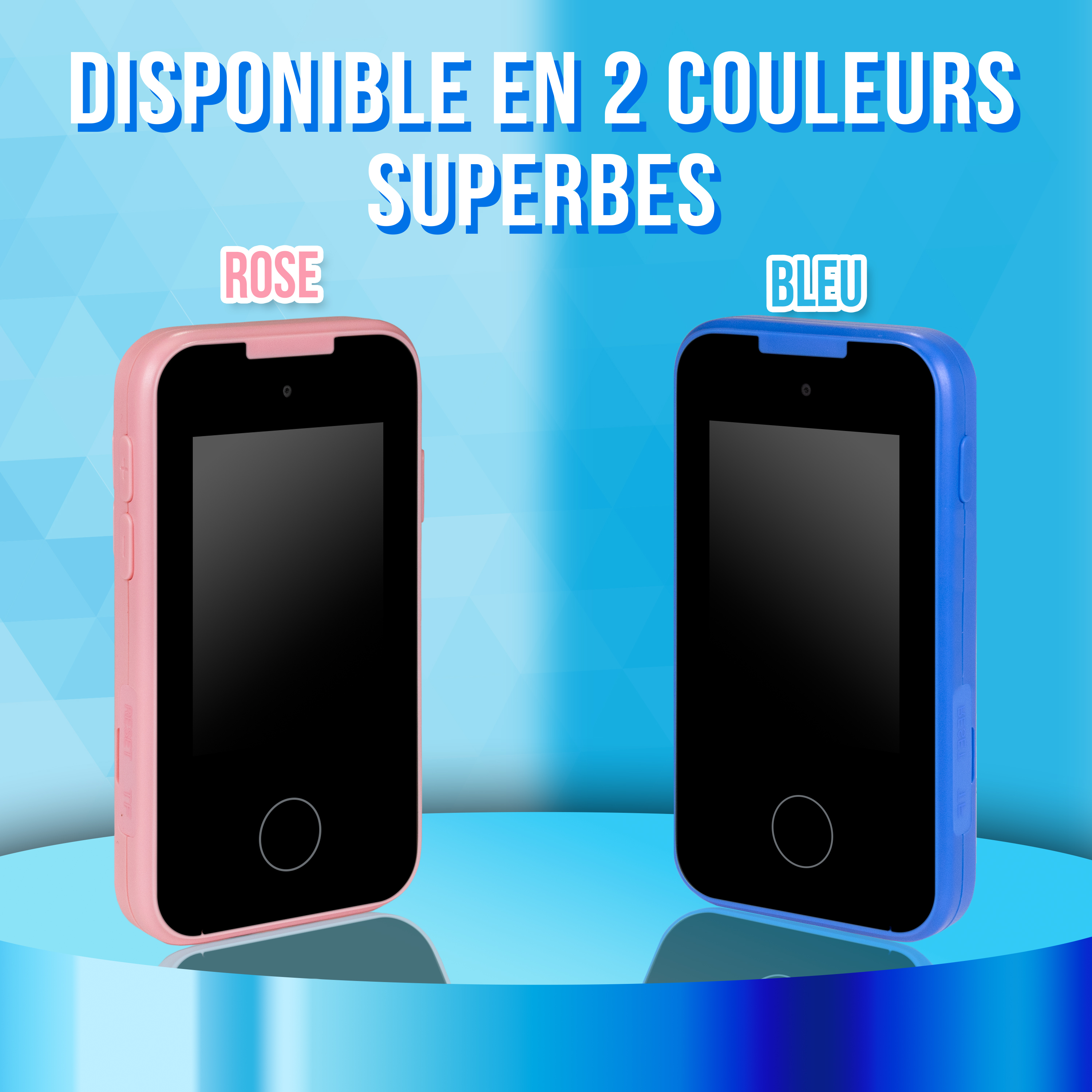 Quelle couleur de téléphone portable choisirez-vous ? Bleu ou rose ?