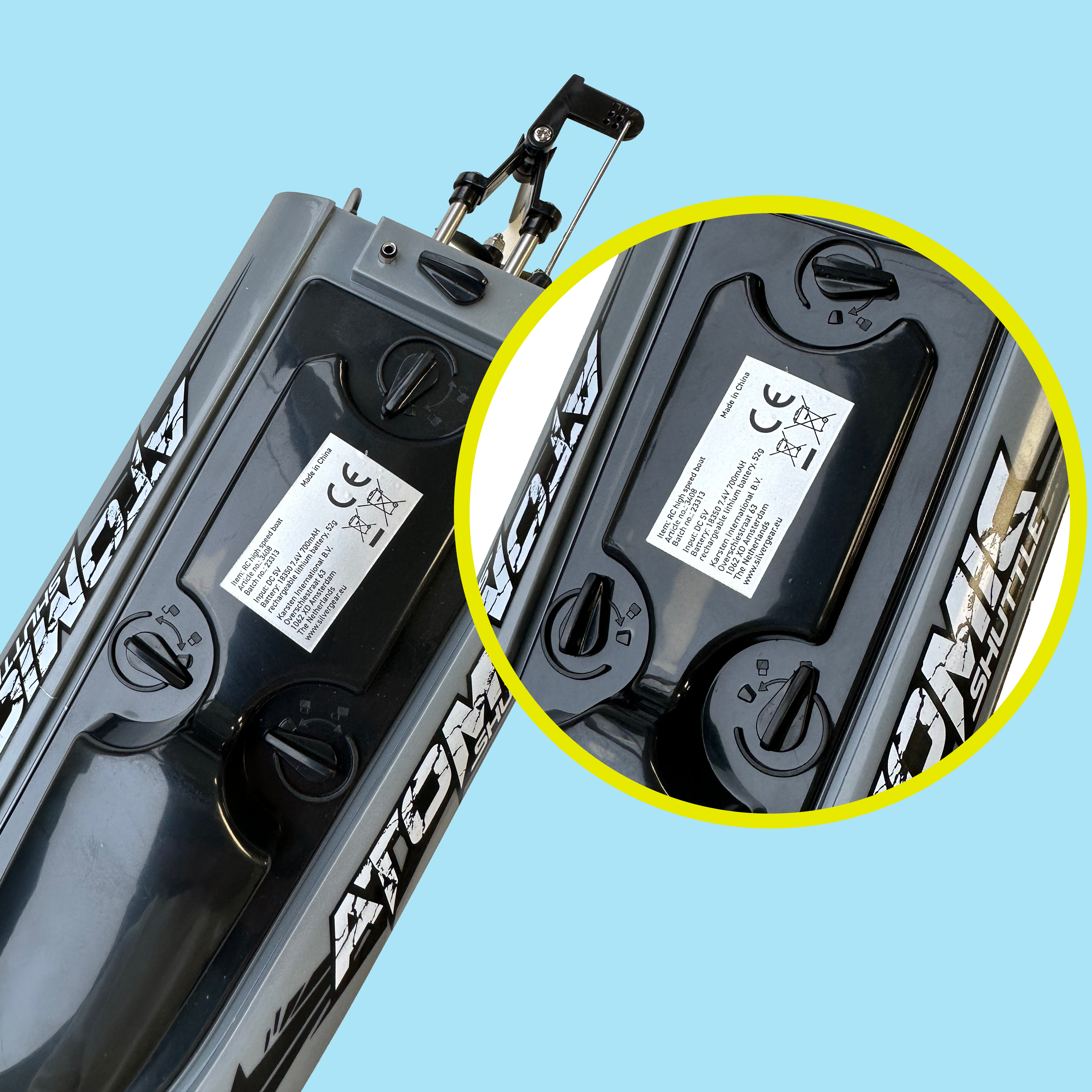 Getting started with the RC Remote Controllable Speedboat