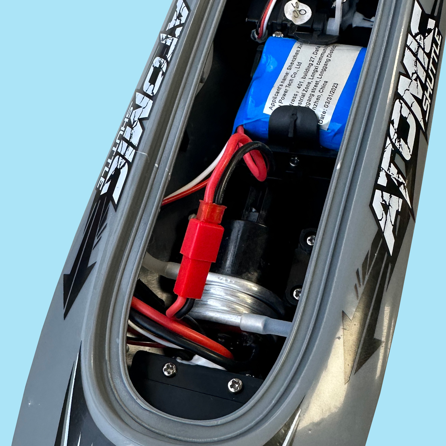 Getting started with the RC Remote Controllable Speedboat