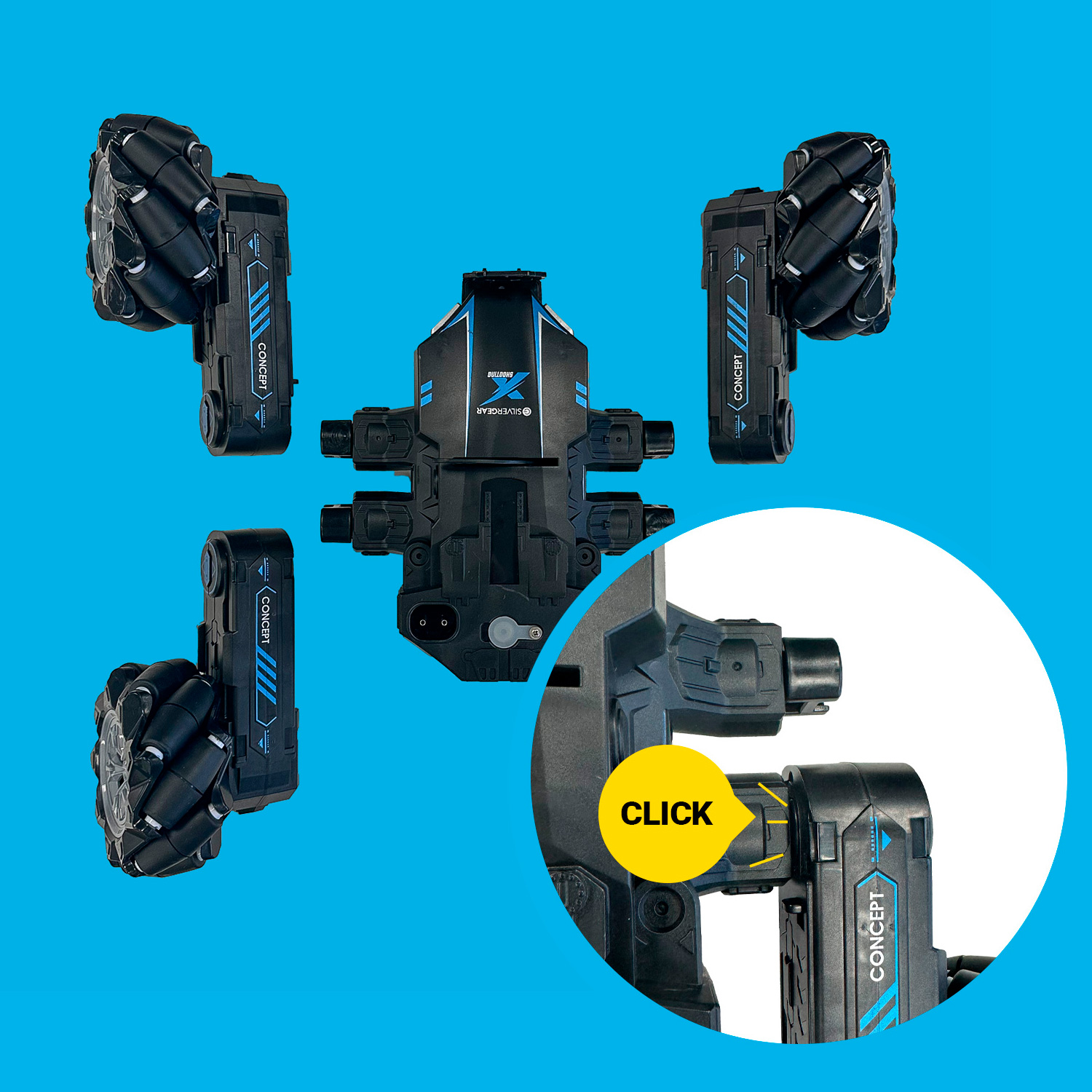 Eenvoudige installatie van de RC Car