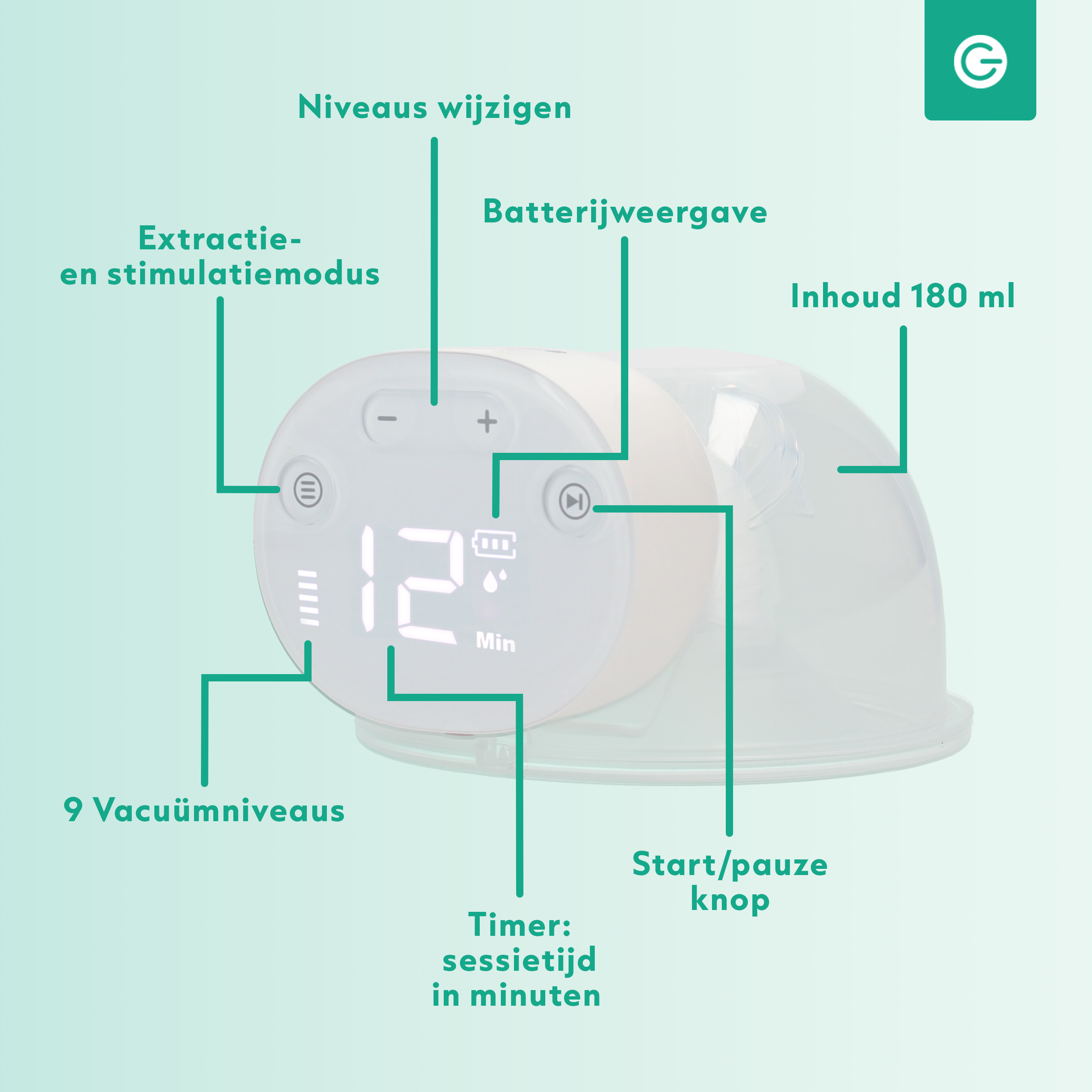 Kolven met kolfapparaat in het donker