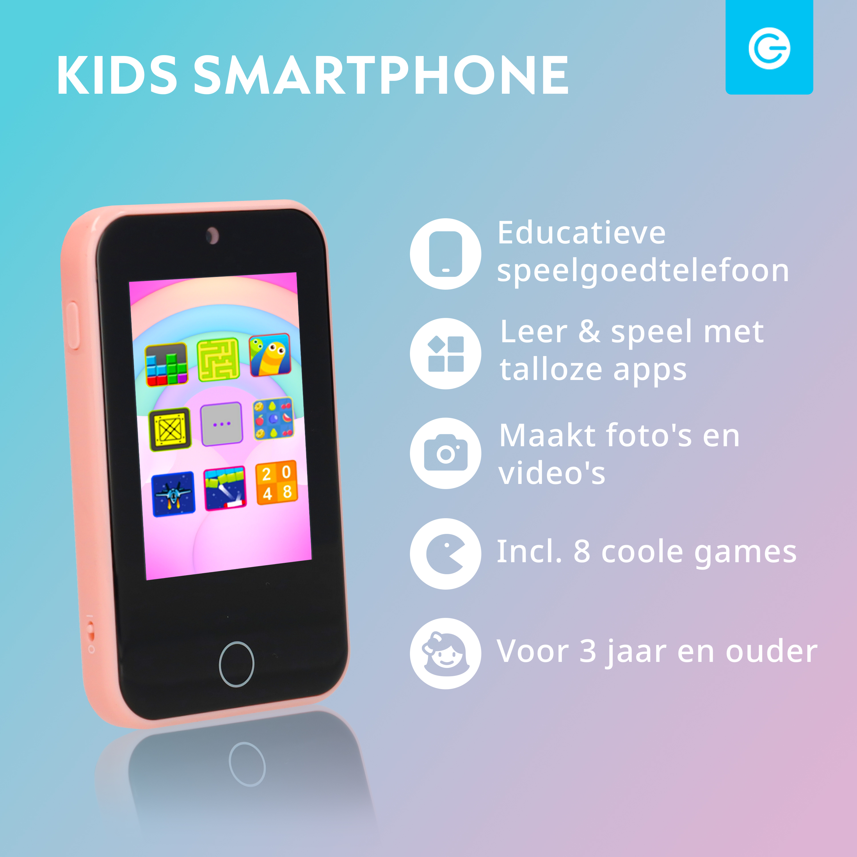 Kinder Smartphone - Blauw