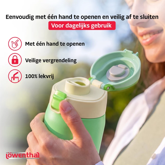 Sip & Drink Fles - Groen - 475 ml