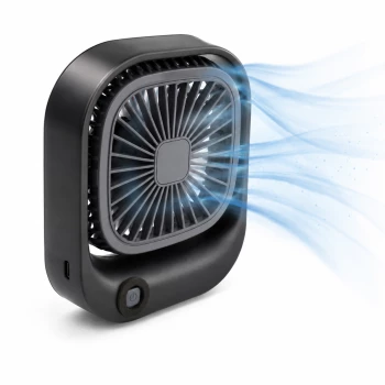 Tragbarer Tischventilator - Schwarz