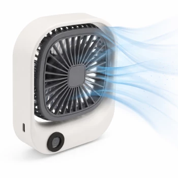 Tragbarer Tischventilator - Weiß
