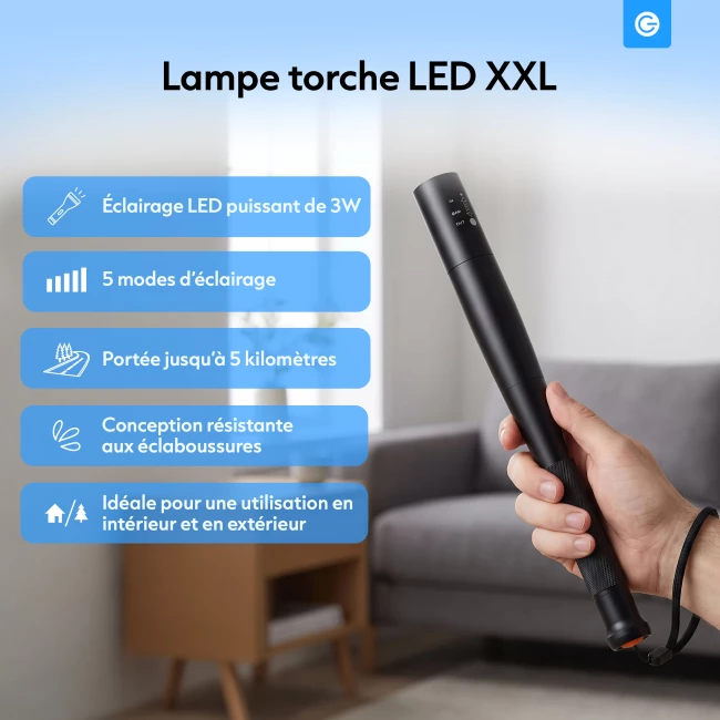 Lampe torche LED XXL
