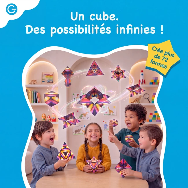 Magnetic Labyrinth Cube