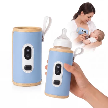 Draagbare Baby Flessenwarmer - Blauw
