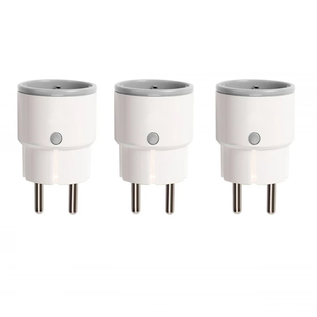 Smart plug Wi-Fi with consumption meter 16A - 3 pieces