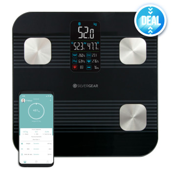 Premium Smart Scale with Body Analysis - Black