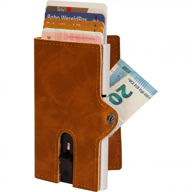 Vintage Slim Wallet Kartenetui - Braun