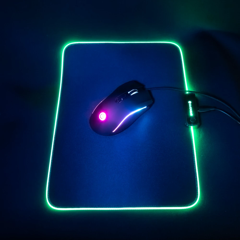 Tapis de souris de jeu RGB LED - taille L
