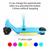 Elektrische Step Kids met LED-verlichting - Blauw