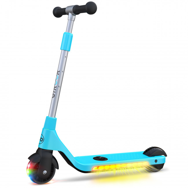 Elektrische Step Kids met LED-verlichting - Blauw