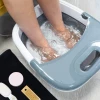 Bain de pieds de massage pliable avec infrarouge