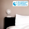Rechargeable and Quiet Table Fan - White
