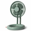 Rechargeable and Quiet Table Fan - Green