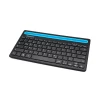 Kabellose Tastatur mit Smartphone und Tablet Halterung QWERTZ-Layout - Schwarz - 6