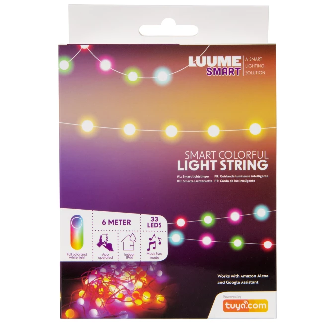 Smart Led Lichtsnoer - Slimme RGB Lichtslinger voor Binnen - 6 meter