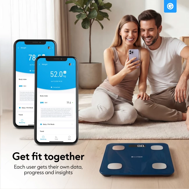 Bluetooth Smart Scale - Midnight Blue
