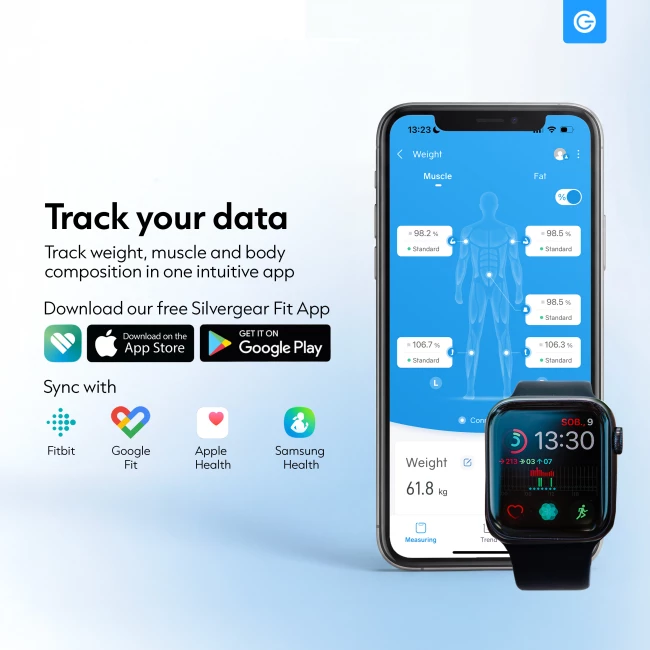 Bluetooth Smart Scale - Midnight Blue