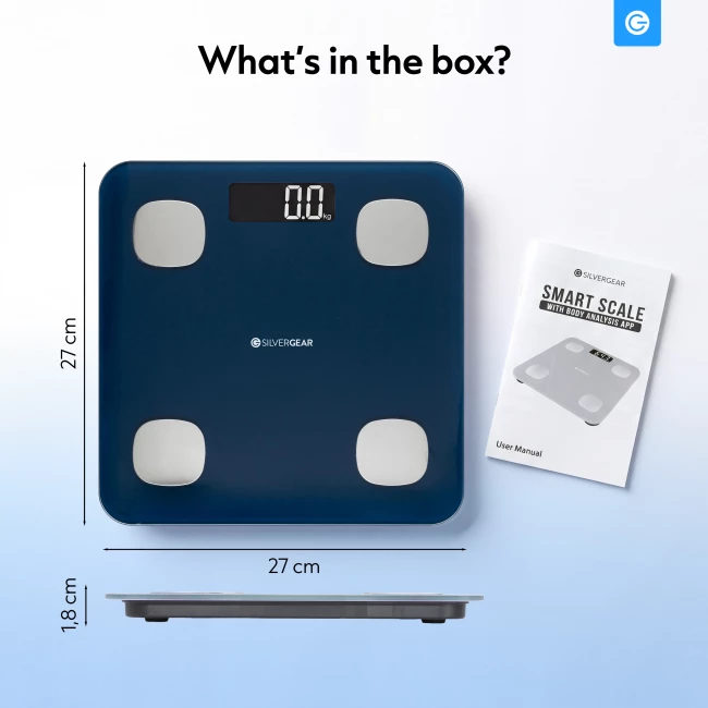 Bluetooth Smart Scale - Midnight Blue