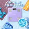 Smart Bluetooth Körperfettwaage - Lavendel Lila - 2