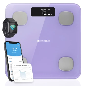 Slimme Bluetooth Weegschaal - Lavendel Paars