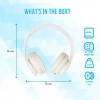 Bluetooth Wireless Headphones - Wit - 12