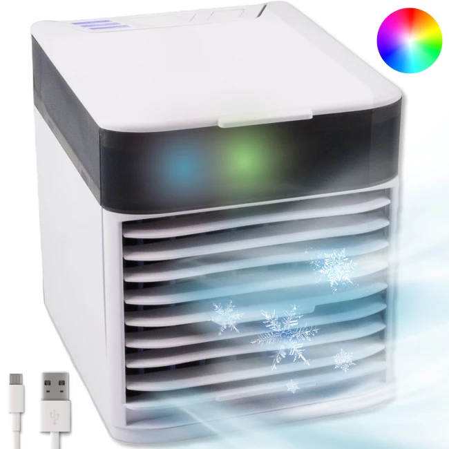 Luftkühler mit Wasser - mit LED-Beleuchtung