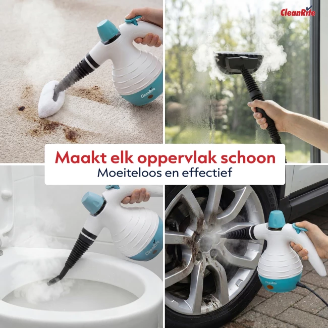 Multifunctionele Handstoomreiniger - 10-delig