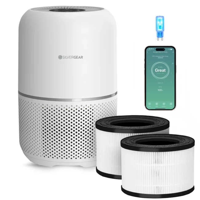 Intelligenter Luftreiniger Pro mit App - Kombi-Angebot mit Extra Hepa H13-filter