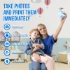 Kids Instant Camera - Blue - Combodeal with 6x Printpaper White - 3