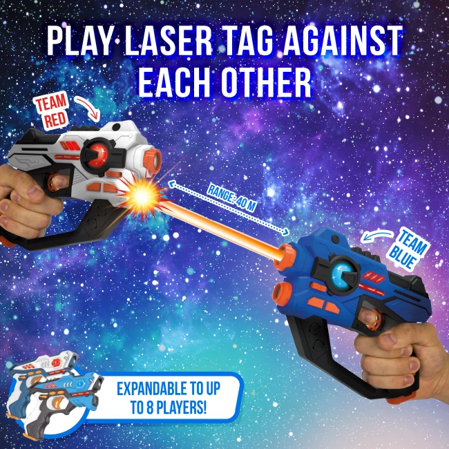 Laser Gun Game Set with Projector Game - Combodeal with Laser Guns Duo Set