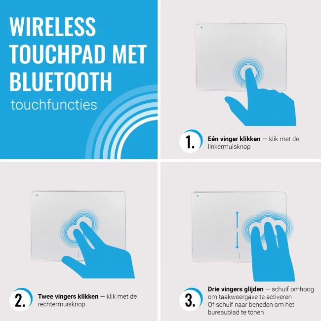 Wireless Touchpad met Bluetooth