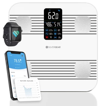 Premium Smart Scale with Body Analysis - White