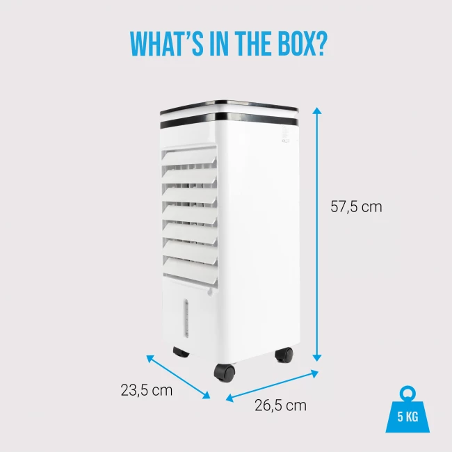 Deluxa Mobiles Klimagerät mit Kühlelementen