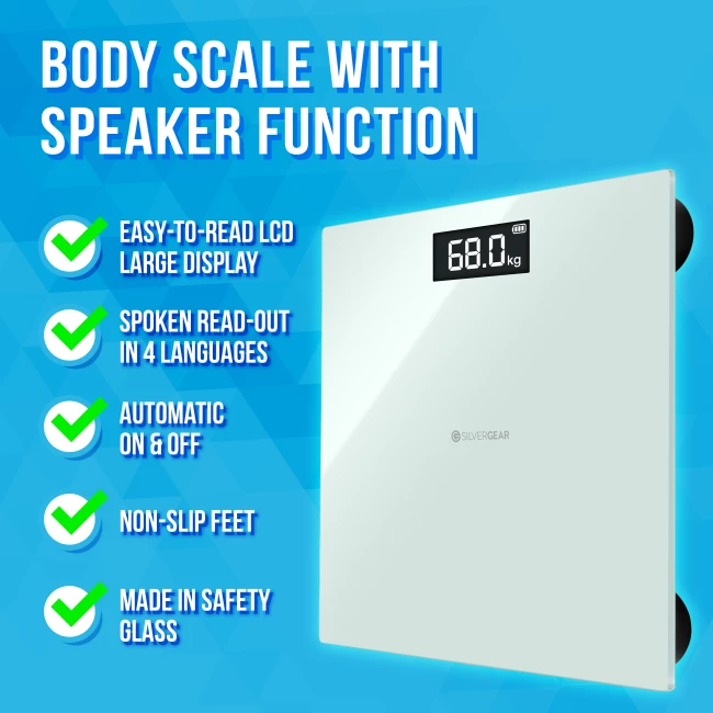 Talking Bathroom Scale with Speaker Function