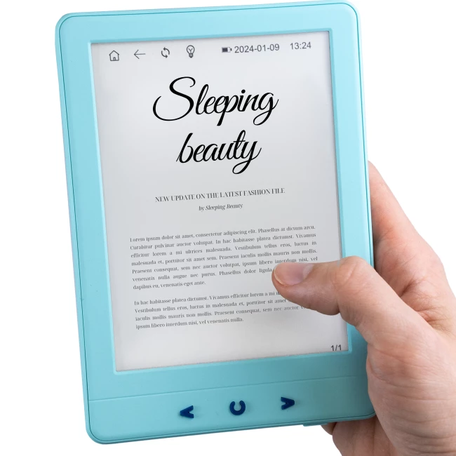 E-reader - 6 Inch - 4 GB - Blauw