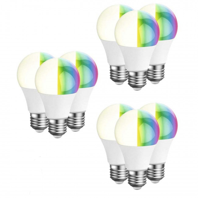 Wifi Smart LED Lamp E27 - 9 pieces