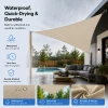 Triangle Shade Sail - Beige - 3