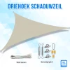 Schaduwdoek Driehoek - Beige - 5