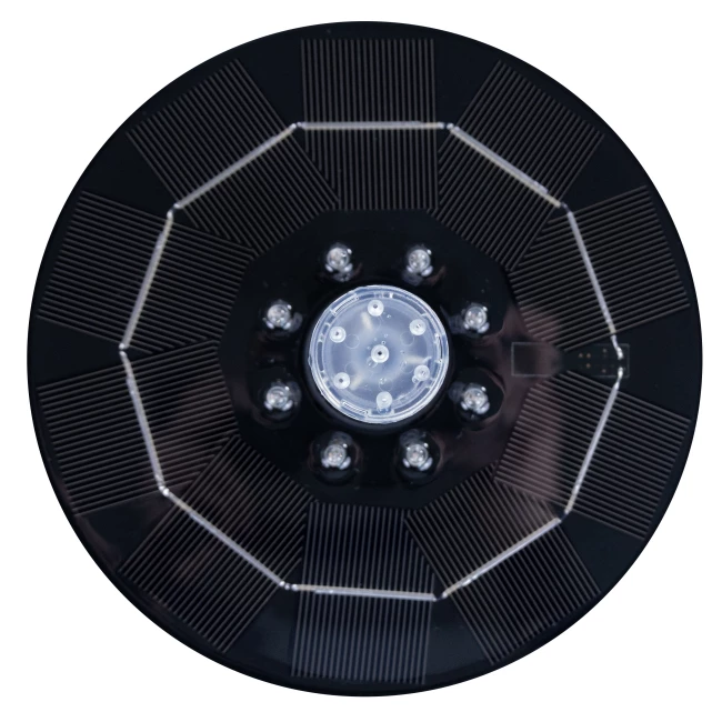 Solar Springbrunnen mit LED-Beleuchtung