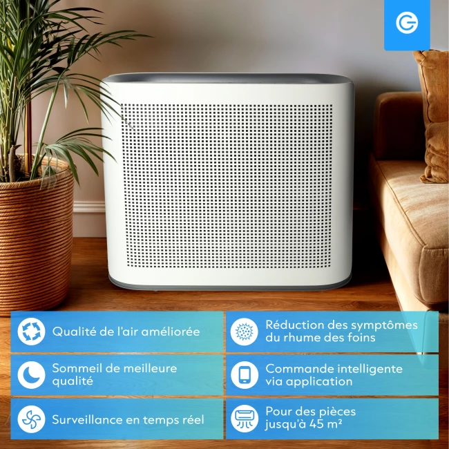 Purificateur d'Air Intelligent XL avec App