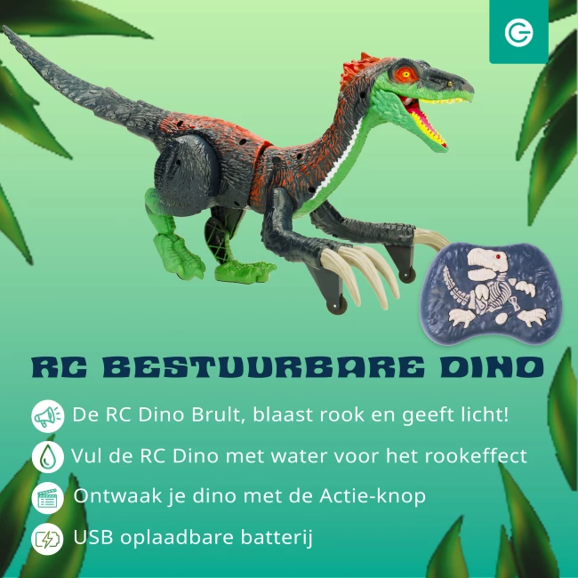 RC Bestuurbare Dino - Therizinosaurus